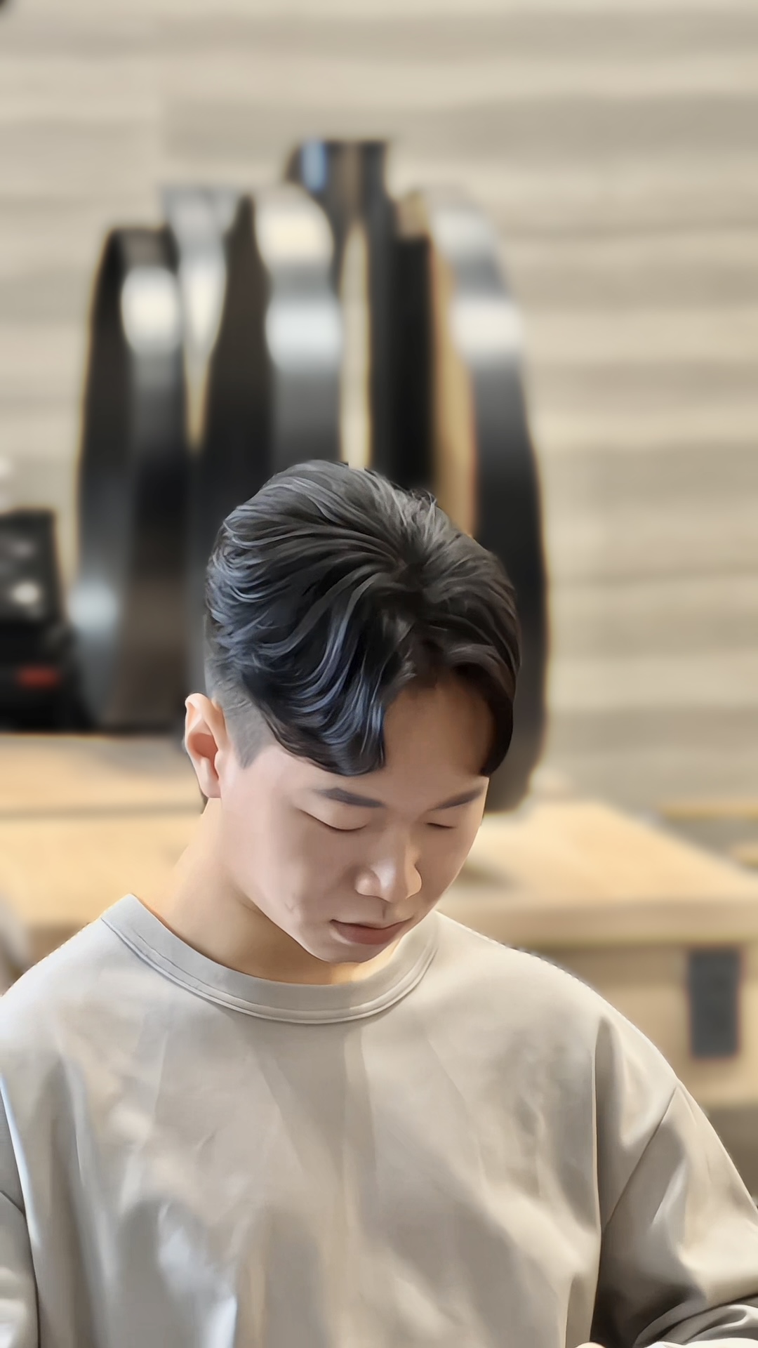 韓式中分